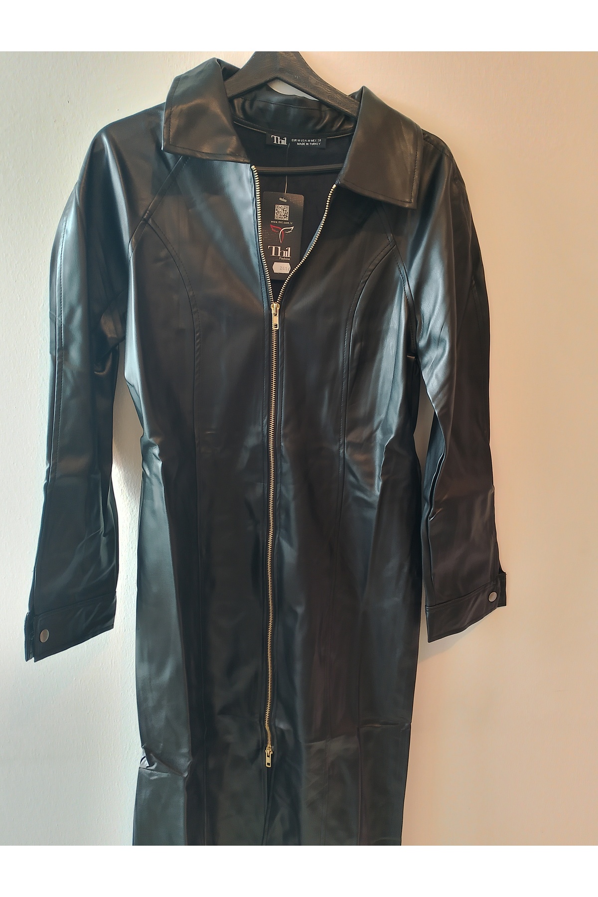 Summer Long-Sleeve Dress Black